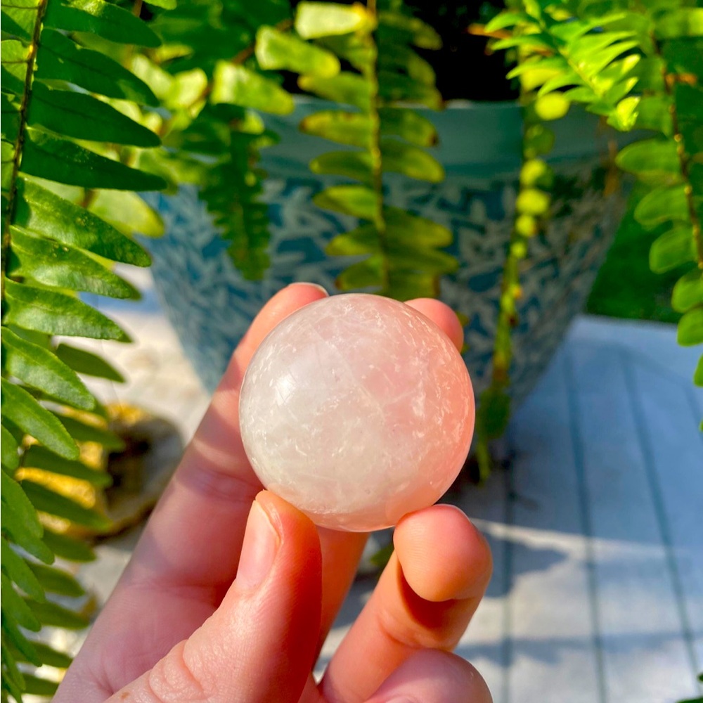 Rose Quartz Spheres